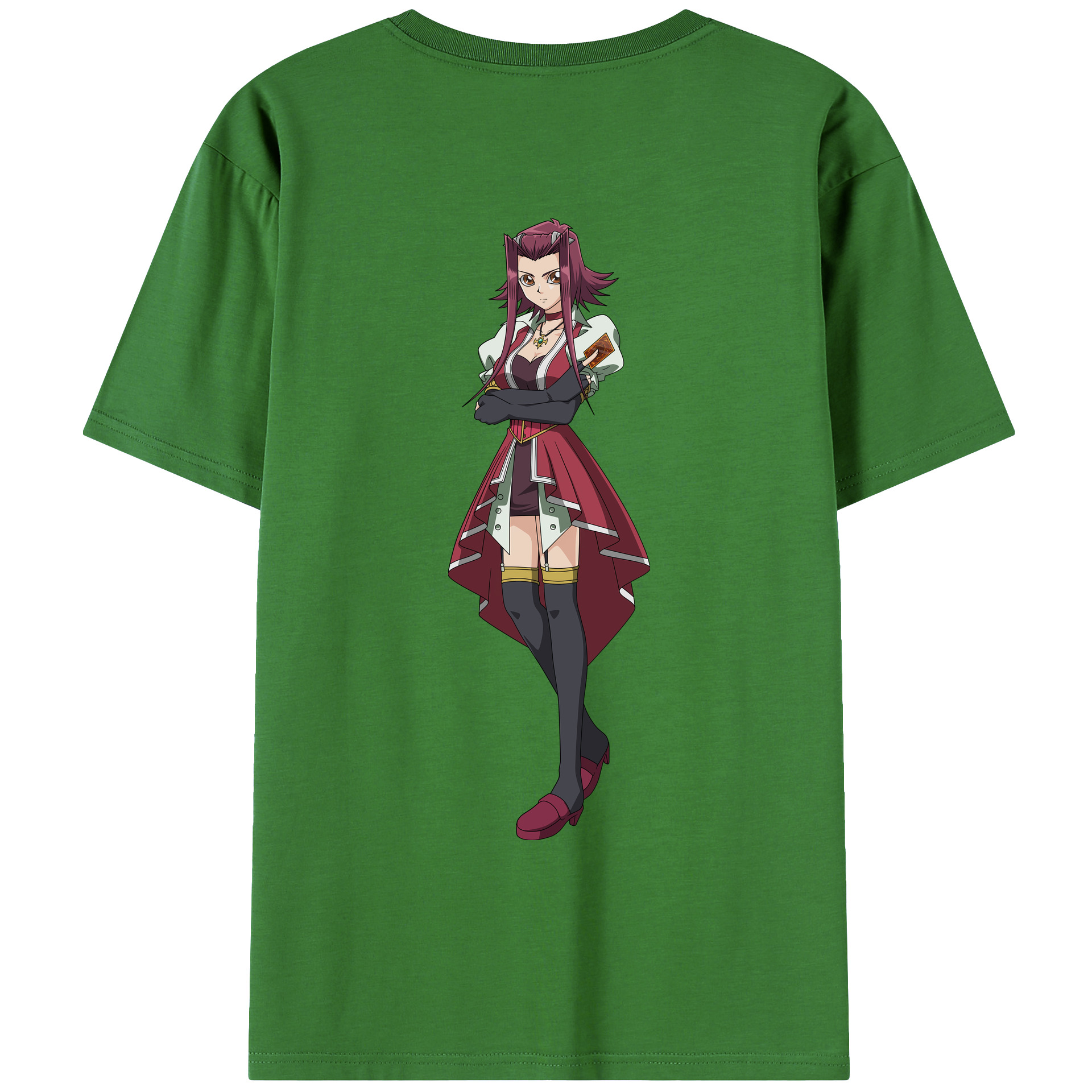 （画像用） 遊☆戯☆王 Yu-Gi-Oh! レディース半袖Tシャツ(バックプリント)